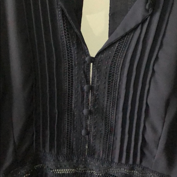 Blue lace blouse - Picture 4 of 4